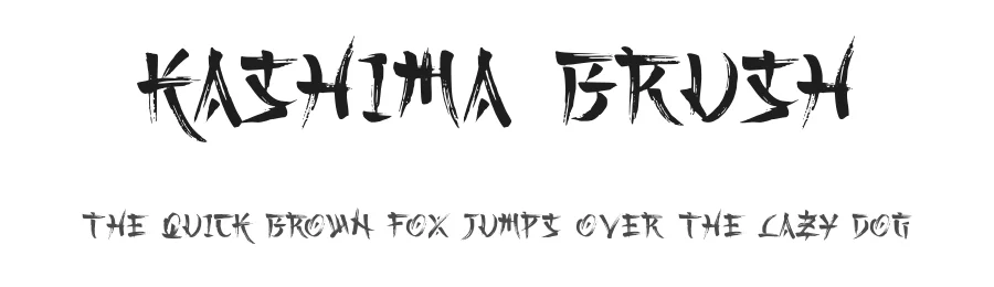 Kashima Brush by Abo Daniel Studio — Decorative Font