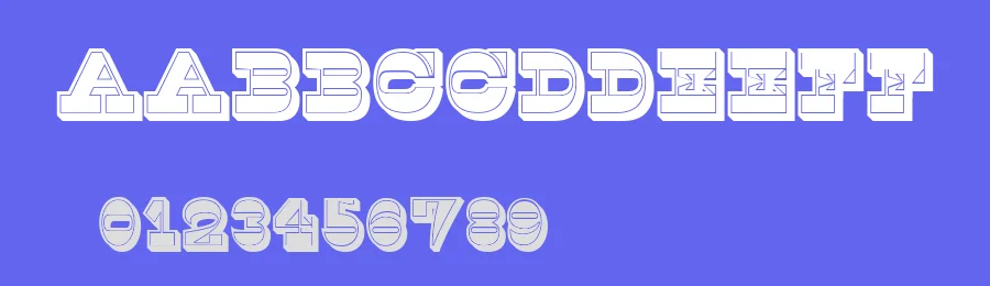 Kaspiysk by Vladimir Nikolic — Decorative Font — thumbnail 3