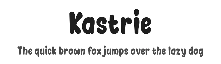 Kastrie by twinletter β Decorative Font