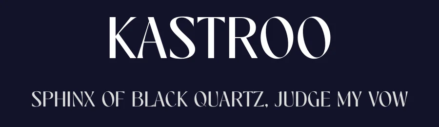 Kastroo by Muflieart — Sans Serif Font — thumbnail 2