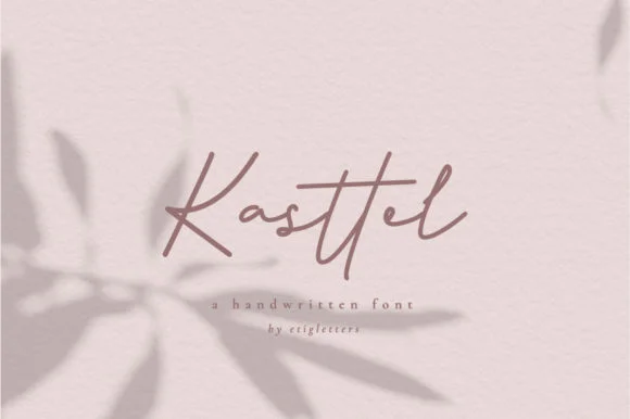 Kasttle Font by etigletters — Script Handwritten Font