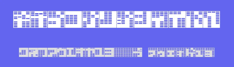 Katakana, block by Inoue Yoshikazu — Dingbats Font — thumbnail 3