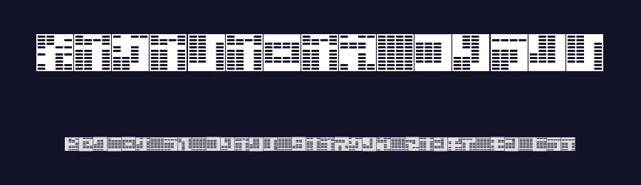Katakana, block by Inoue Yoshikazu — Dingbats Font — thumbnail 2