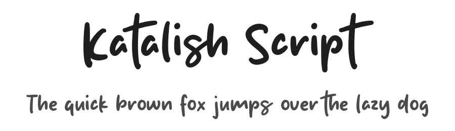 Katalish Script