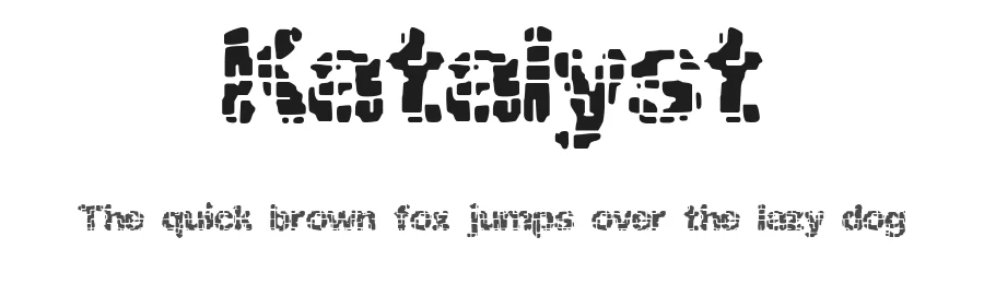 Katalyst by Ænigma — Decorative Font
