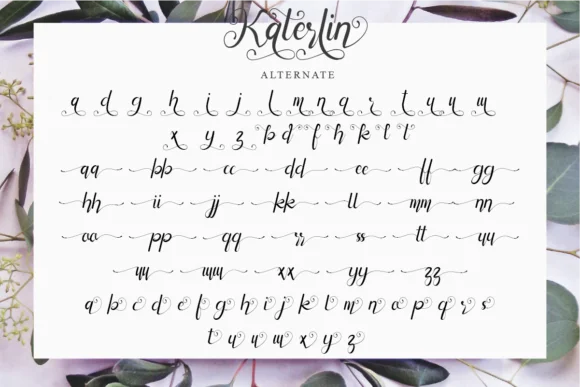 Katerlin Font by Muksal Creative — Script Handwritten Font — thumbnail 9