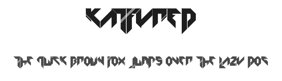 Katfyred by Avendrakon — Blackletter Font