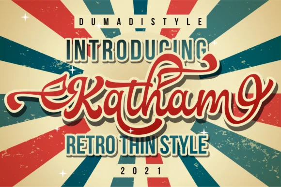Katham Font by DUMADI — Script Handwritten Font