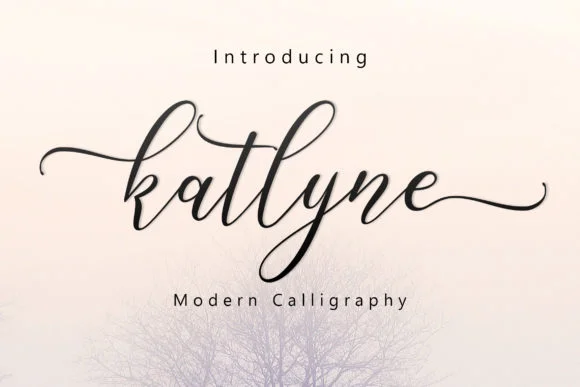 Katlyne Script Font by Amarlettering — Script Handwritten Font