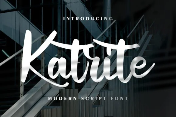Katrite Font by Vunira — Script Handwritten Font