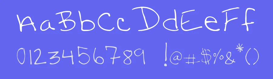 Katy Handwriting by Katy Smith — Script Handwritten Font — thumbnail 3