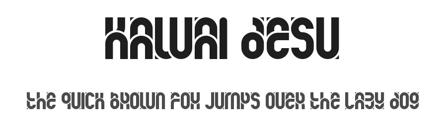 Kawai Desu by BC — Decorative Font