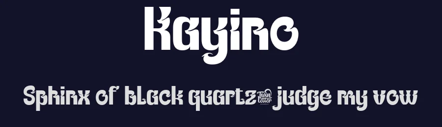 Kayino by twinletter — Decorative Font — thumbnail 2