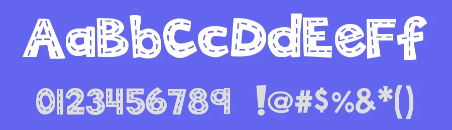 KB3 Bus Route 123 by K26 Fonts — Decorative Font — thumbnail 3