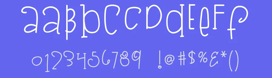 KB3 Sugarplum Swirls by K26 Fonts — Decorative Font — thumbnail 3