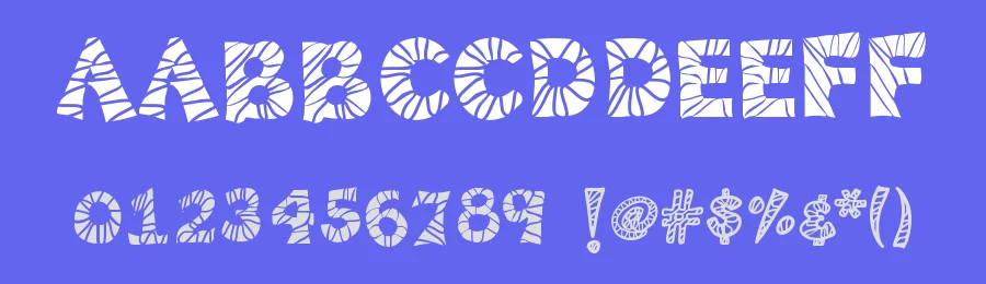 KB3 Zebra Patch by K26 Fonts — Decorative Font — thumbnail 3