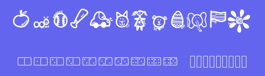 KB ABC Doodles by Khrys Kreations — Dingbats Font — thumbnail 3
