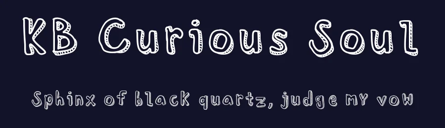 KB Curious Soul by Khrys Kreations — Decorative Font — thumbnail 2