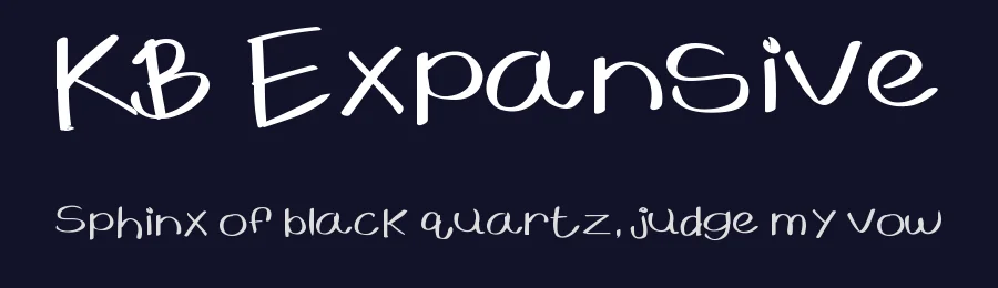 KB Expansive by Khrys Kreations — Script Handwritten Font — thumbnail 2