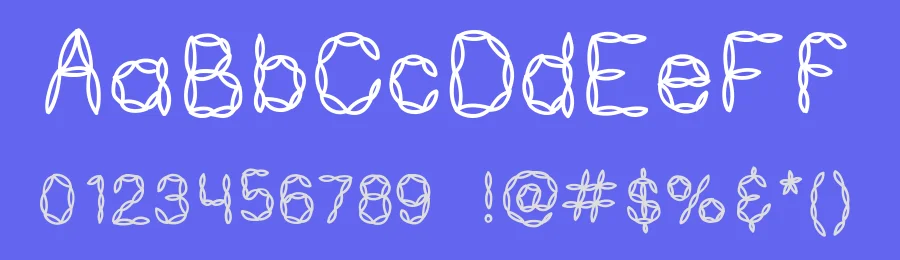 KB Pasta For Two by Khrys Kreations — Decorative Font — thumbnail 3