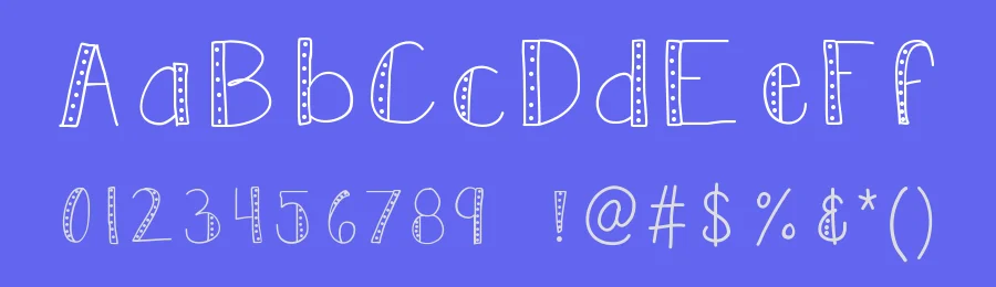 KB Push by Khrys Kreations — Decorative Font — thumbnail 3