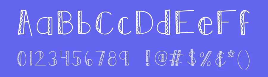 KB Ruffled Feathers by Khrys Kreations — Decorative Font — thumbnail 3
