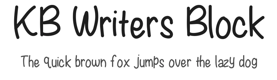 KB Writers Block