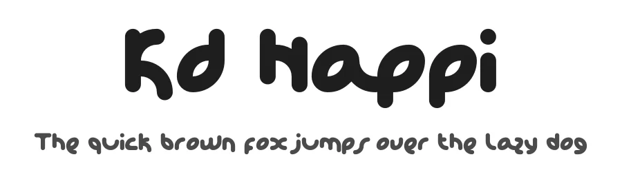 KD Happi by Kassymkulov Design β Decorative Font