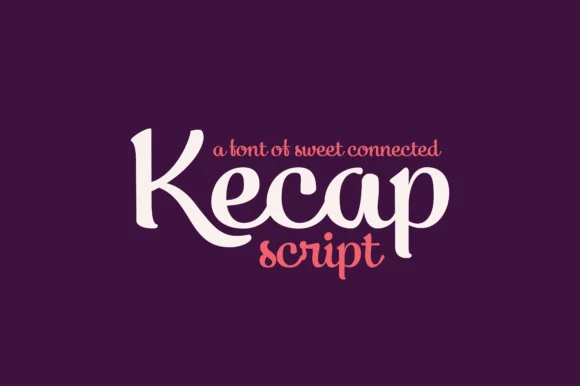 Kecap Script Font by ekobimantara β Script Handwritten Font