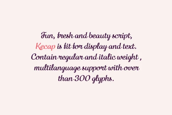 Kecap Script Font by ekobimantara — Script Handwritten Font — thumbnail 2