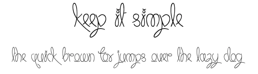 Keep It Simple