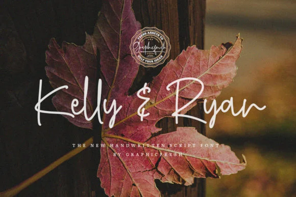 Kelly & Ryan Font by Graphicfresh — Script Handwritten Font
