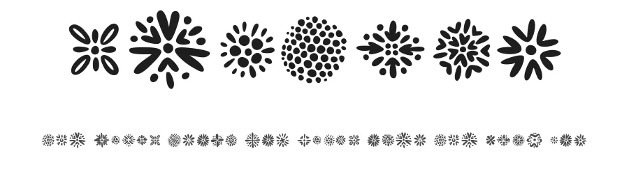 Kembang by Adien Gunarta — Dingbats Font