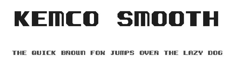 Kemco Smooth by Jayvee Enaguas — Display Font