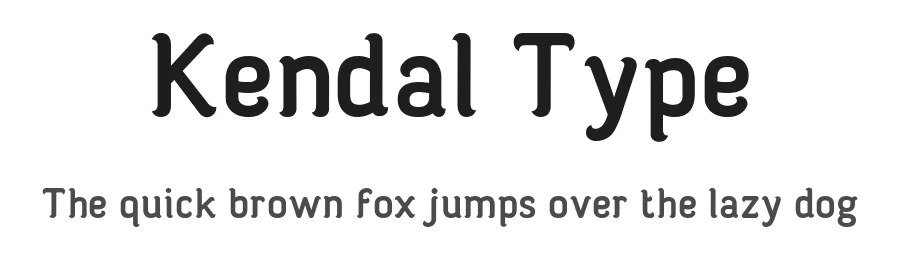 Kendal Type by Adha Azzaki — Decorative Font