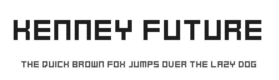 Kenney Future by Kenney β Display Font