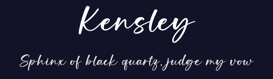Kensley by Graphix Line Studio — Script Handwritten Font — thumbnail 2