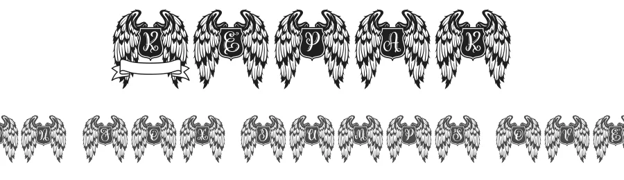 Kepak by Abo Daniel Studio — Decorative Font