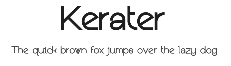 Kerater by Måns Grebäck — Sans Serif Font