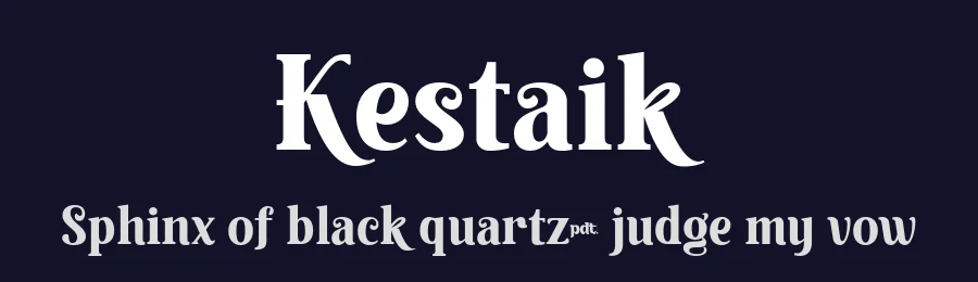 Kestaik by productype.com — Serif Font — thumbnail 2