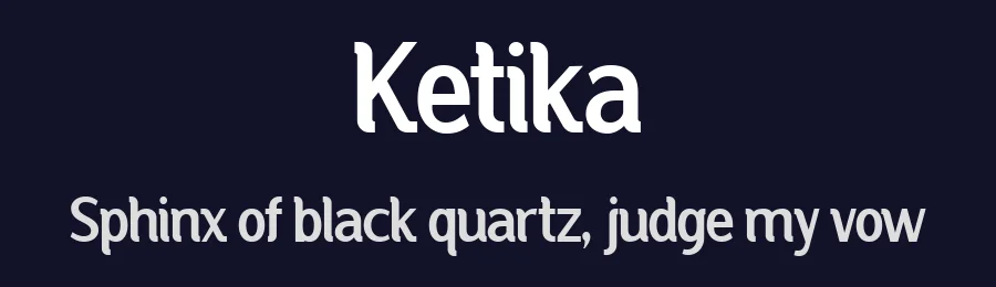 Ketika by Bayu Prahara — Sans Serif Font — thumbnail 2