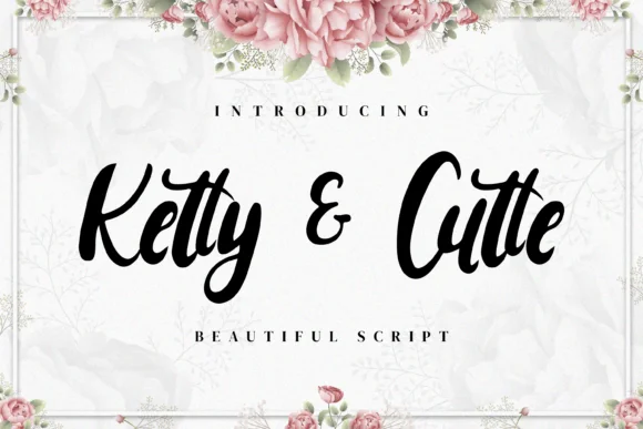 Ketty & Cutte Font by integritypestudio β Script Handwritten Font