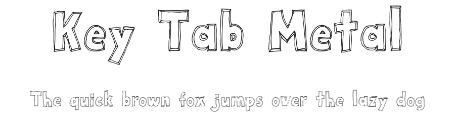 Key Tab Metal