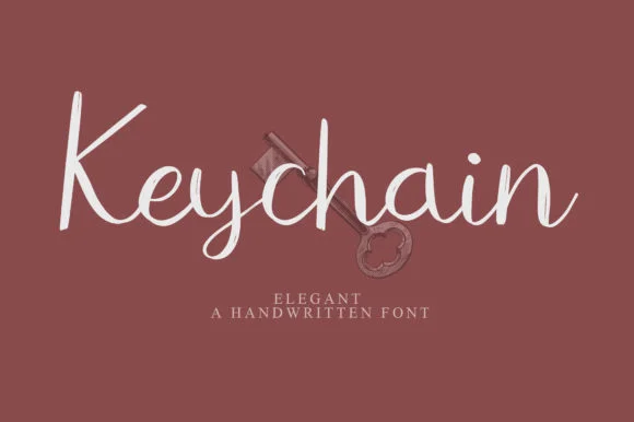 Keychain Font by najmustsaqib.creator — Script Handwritten Font