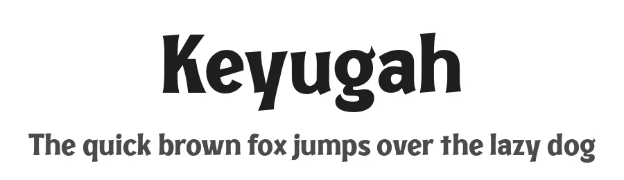 Keyugah by productype.com — Sans Serif Font