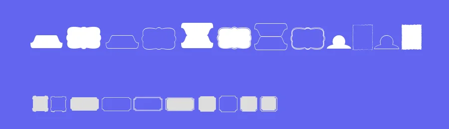 KG Flavor and Frames Five by Kimberly Geswein — Dingbats Font — thumbnail 3