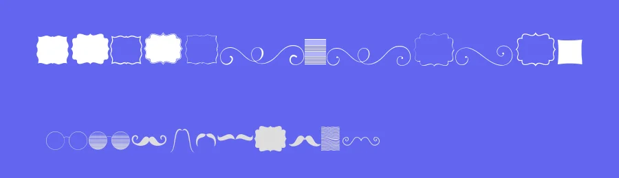KG Flavor and Frames by Kimberly Geswein — Dingbats Font — thumbnail 3
