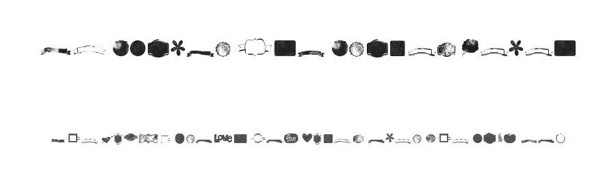 KG Flavor And Frames Seven by Kimberly Geswein — Dingbats Font