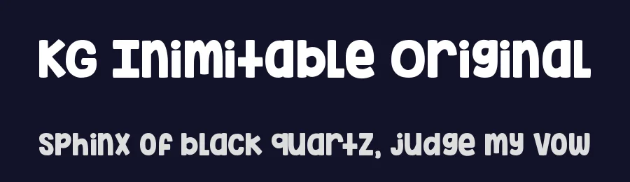 KG Inimitable Original by Kimberly Geswein — Decorative Font — thumbnail 2