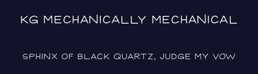 KG Mechanically Mechanical by Kimberly Geswein — Script Handwritten Font — thumbnail 2